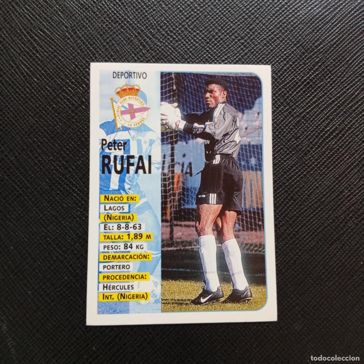 Cartes &agrave; collectionner de Football: 236 RUFAI DEPORTIVO CORU&Ntilde;A PANINI 1998 1999 CROMO FUTBOL 98 99 - SIN PEGAR - A67 PG478