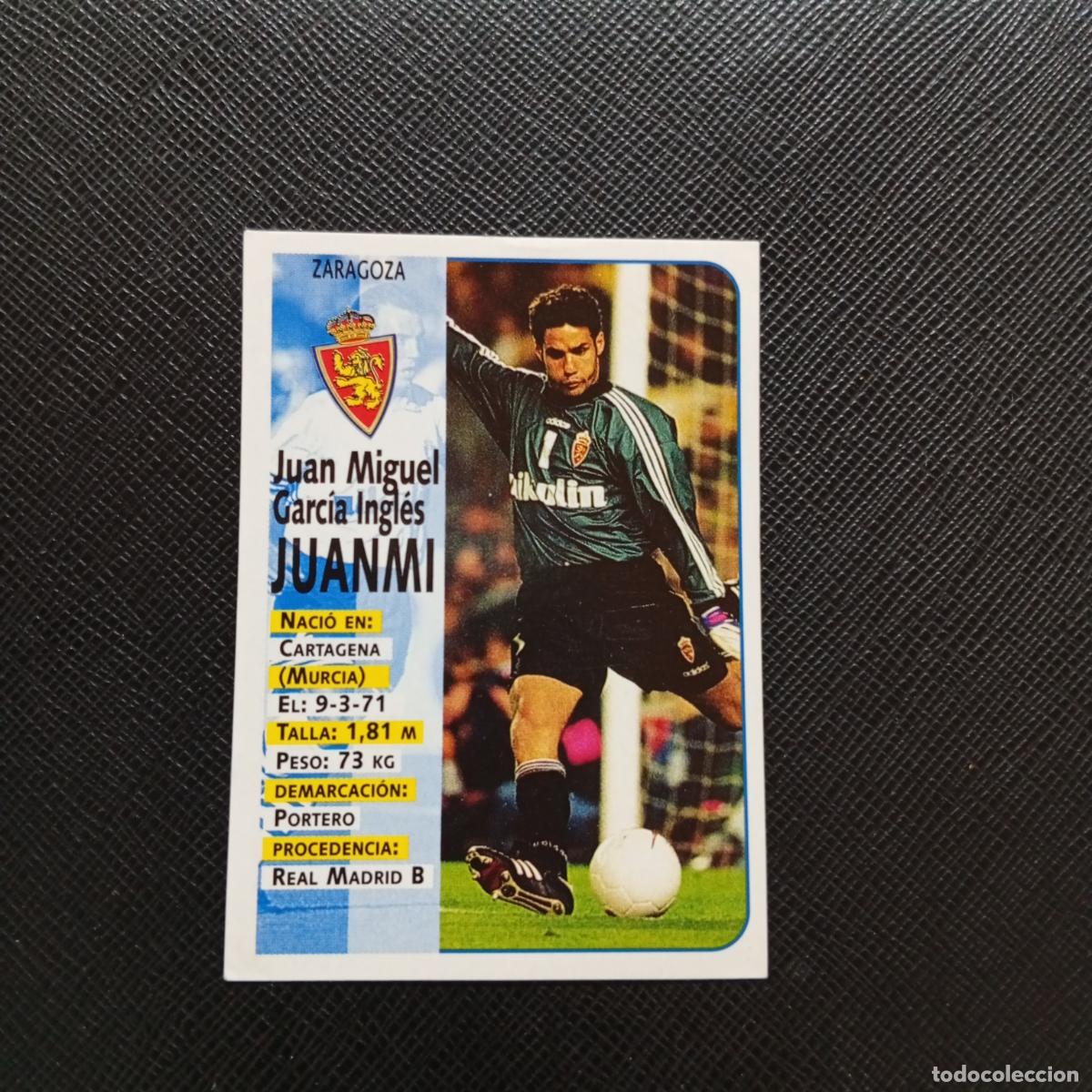 Cartes &agrave; collectionner de Football: 238 JUANMI ZARAGOZA PANINI 1998 1999 CROMO FUTBOL 98 99 - SIN PEGAR - A67 PG478