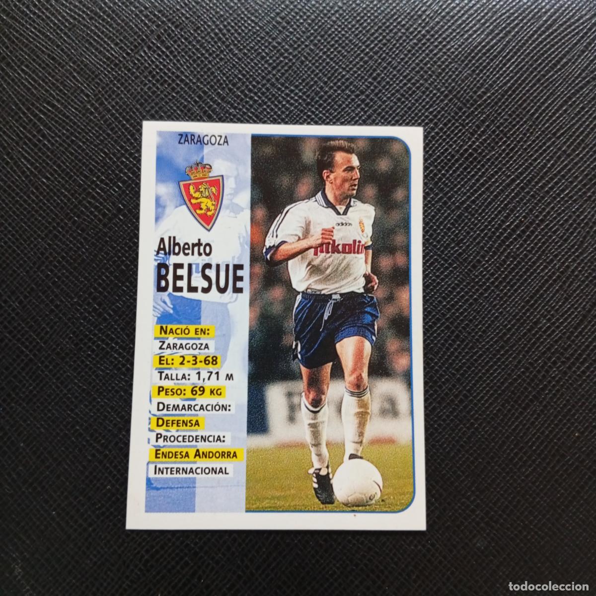 Cartes &agrave; collectionner de Football: 239 BELSUE ZARAGOZA PANINI 1998 1999 CROMO FUTBOL 98 99 - SIN PEGAR - A67 PG478