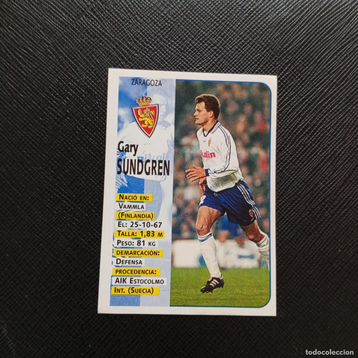 Cartes &agrave; collectionner de Football: 242 SUNDGREN ZARAGOZA PANINI 1998 1999 CROMO FUTBOL 98 99 - SIN PEGAR - A67 PG478