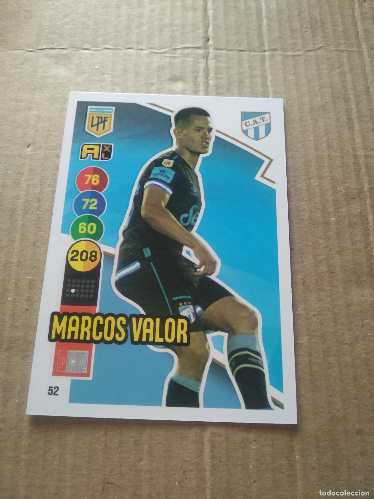 Fu&szlig;ball-Sticker: 52 MARCOS VALOR ATLETICO TUCUMAN CROMO FUTBOL ARGENTINO PANINI LIGA ARGENTINA 2021 ADRENALYN