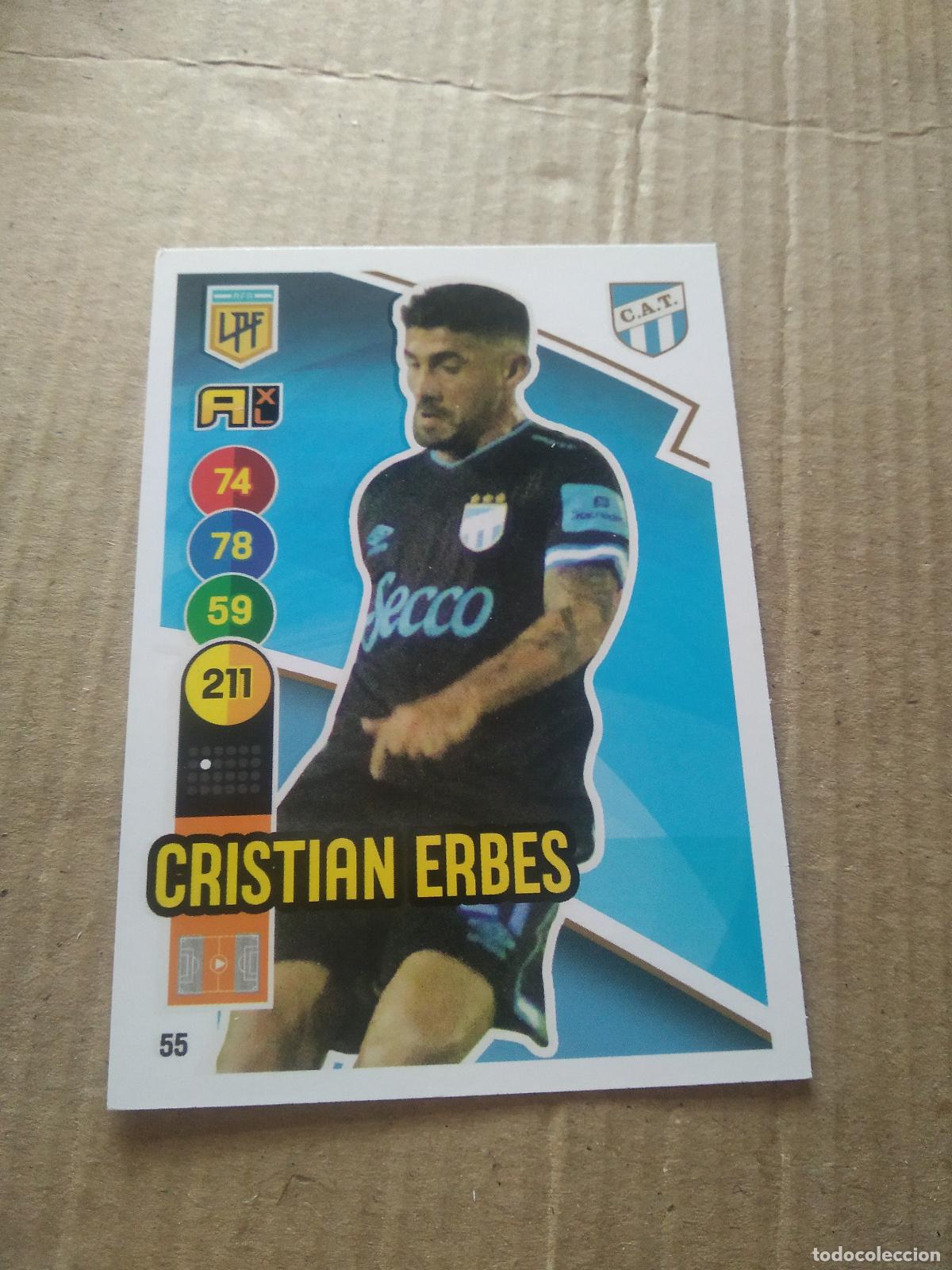 Fu&szlig;ball-Sticker: 55 CRISTIAN ERBES ATLETICO TUCUMAN CROMO FUTBOL ARGENTINO PANINI LIGA ARGENTINA 2021 ADRENALYN