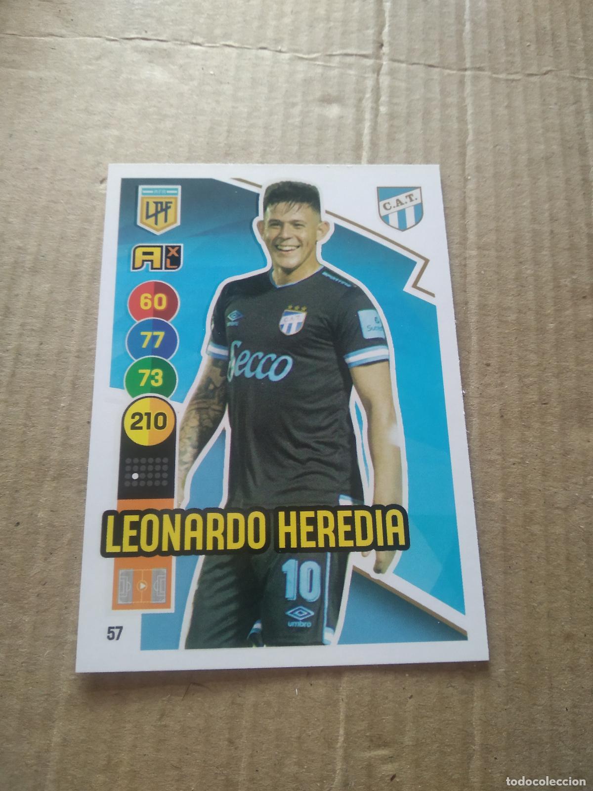 Fu&szlig;ball-Sticker: 57 LEONARDO HEREDIA ATLETICO TUCUMAN CROMO FUTBOL ARGENTINO PANINI LIGA ARGENTINA 2021 ADRENALYN