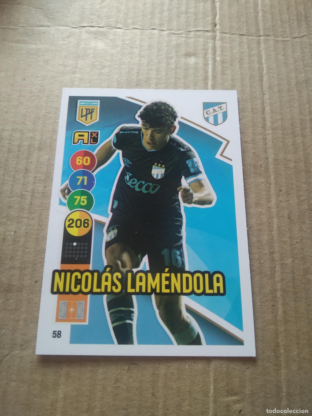 Fu&szlig;ball-Sticker: 58 NICOLAS LAMENDOLA ATLETICO TUCUMAN CROMO FUTBOL ARGENTINO PANINI LIGA ARGENTINA 2021 ADRENALYN