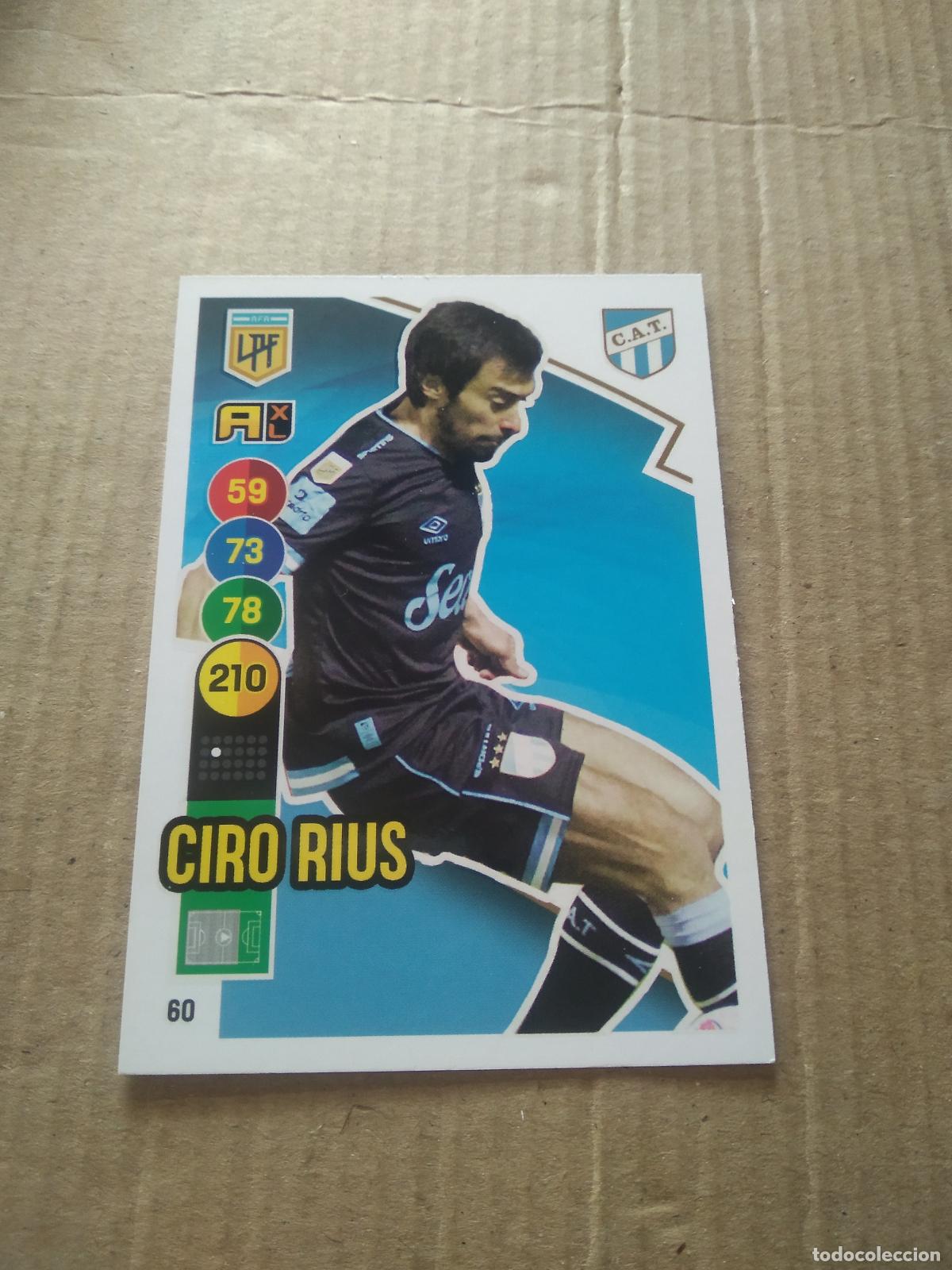 Fu&szlig;ball-Sticker: 60 CIRO RIUS ATLETICO TUCUMAN CROMO FUTBOL ARGENTINO PANINI LIGA ARGENTINA 2021 ADRENALYN
