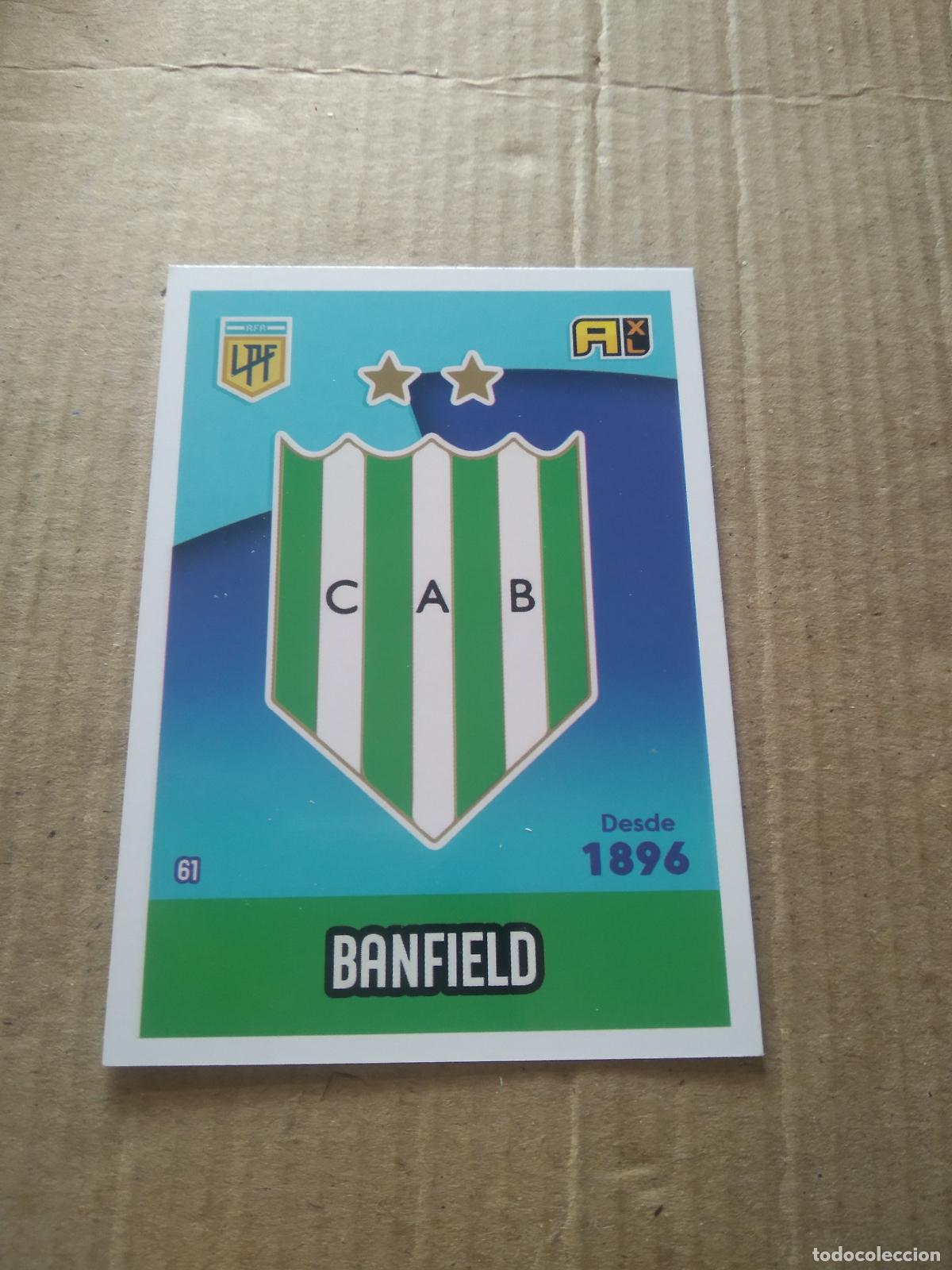 Fu&szlig;ball-Sticker: 61 ESCUDO BANFIELD CROMO FUTBOL ARGENTINO PANINI LIGA ARGENTINA 2021 ADRENALYN