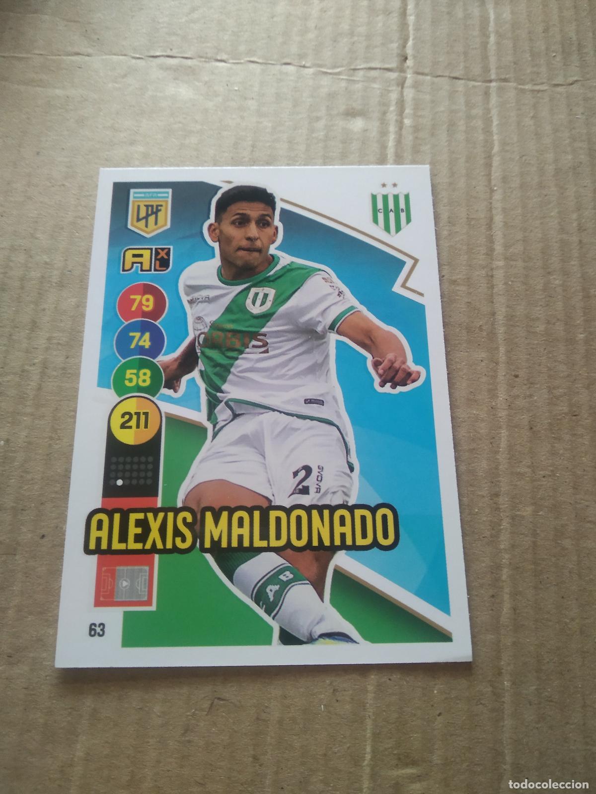 Fu&szlig;ball-Sticker: 63 ALEXIS MALDONADO BANFIELD CROMO FUTBOL ARGENTINO PANINI LIGA ARGENTINA 2021 ADRENALYN
