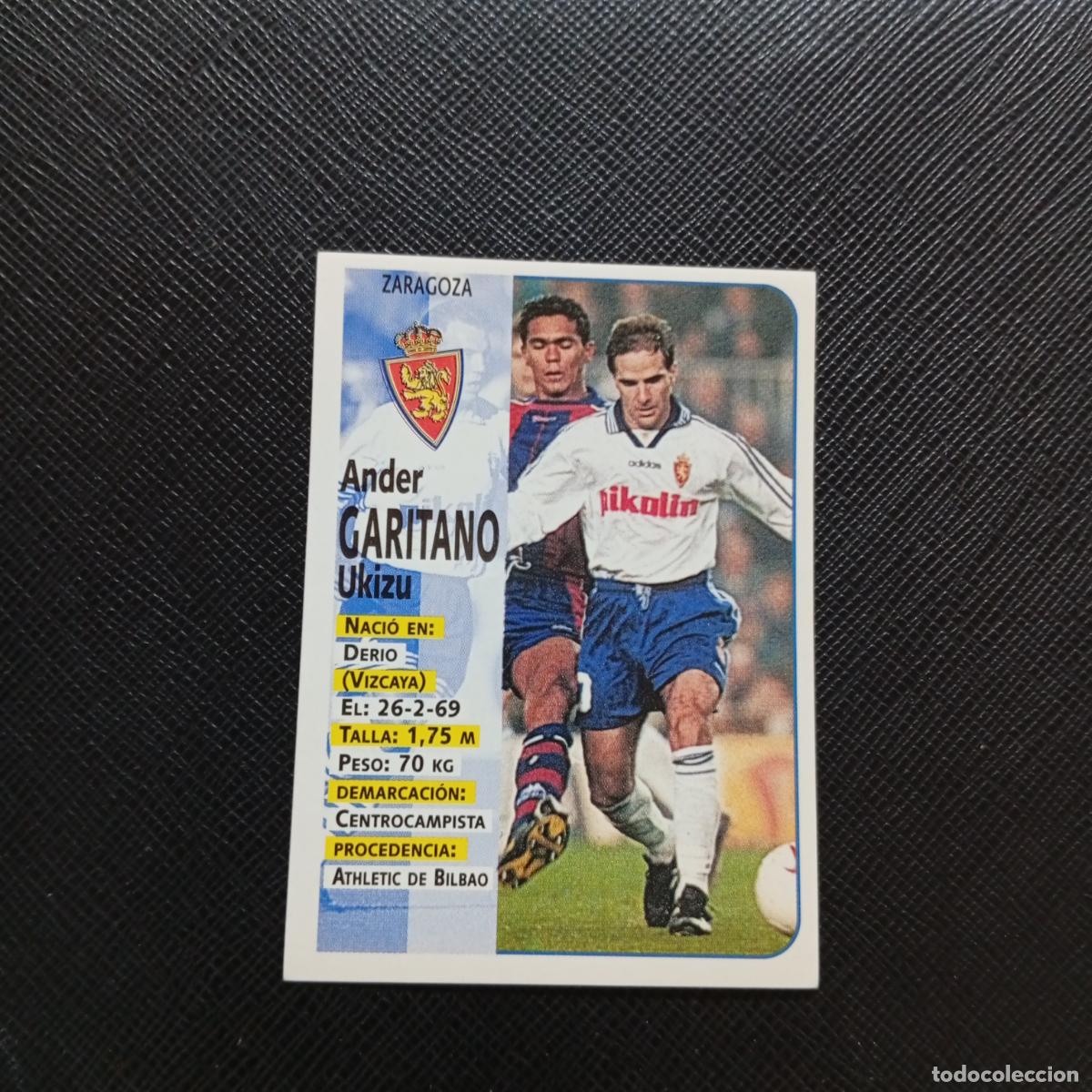 Fu&szlig;ball-Sticker: 248 GARITANO ZARAGOZA PANINI 1998 1999 CROMO FUTBOL 98 99 - SIN PEGAR - A67 PG487