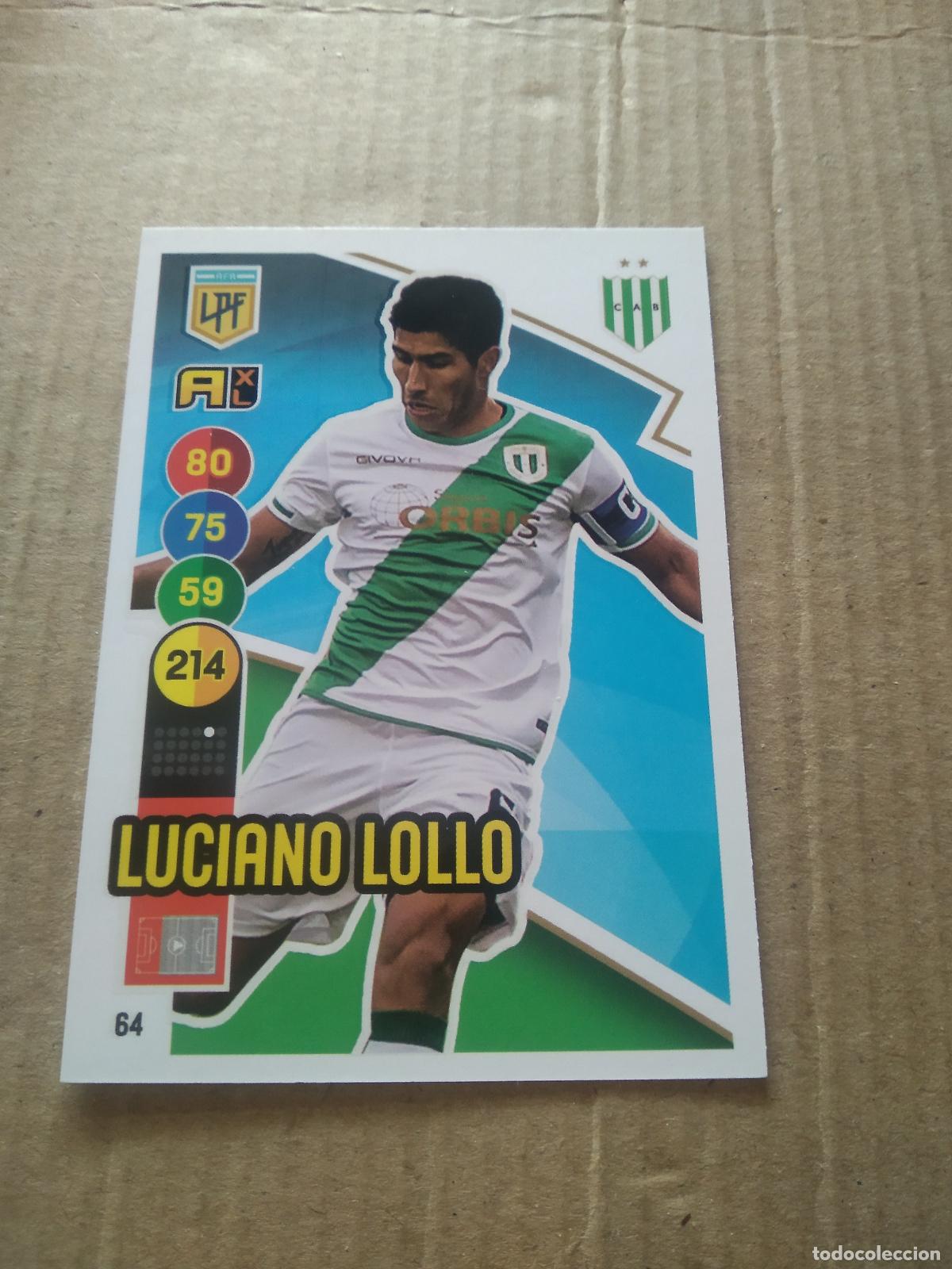 Fu&szlig;ball-Sticker: 64 LUCIANO LOLLO BANFIELD CROMO FUTBOL ARGENTINO PANINI LIGA ARGENTINA 2021 ADRENALYN