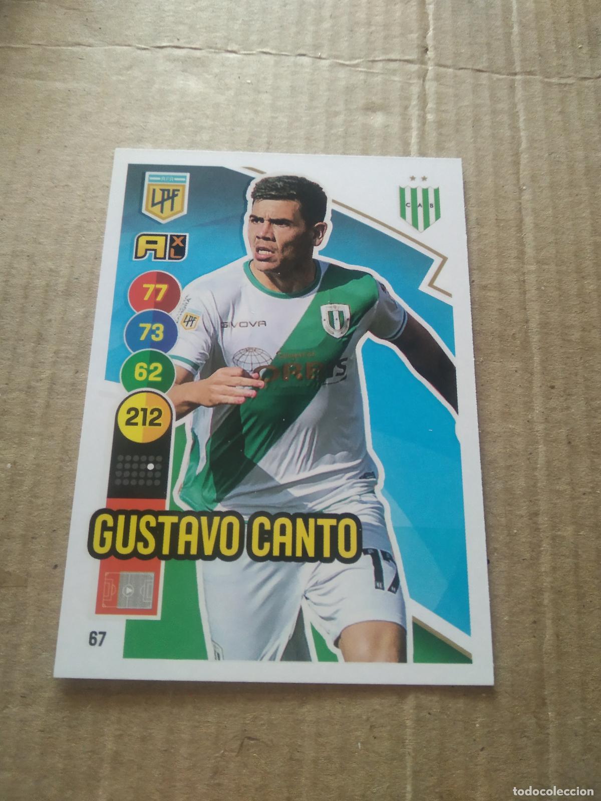 Fu&szlig;ball-Sticker: 67 GUSTAVO CANTO BANFIELD CROMO FUTBOL ARGENTINO PANINI LIGA ARGENTINA 2021 ADRENALYN