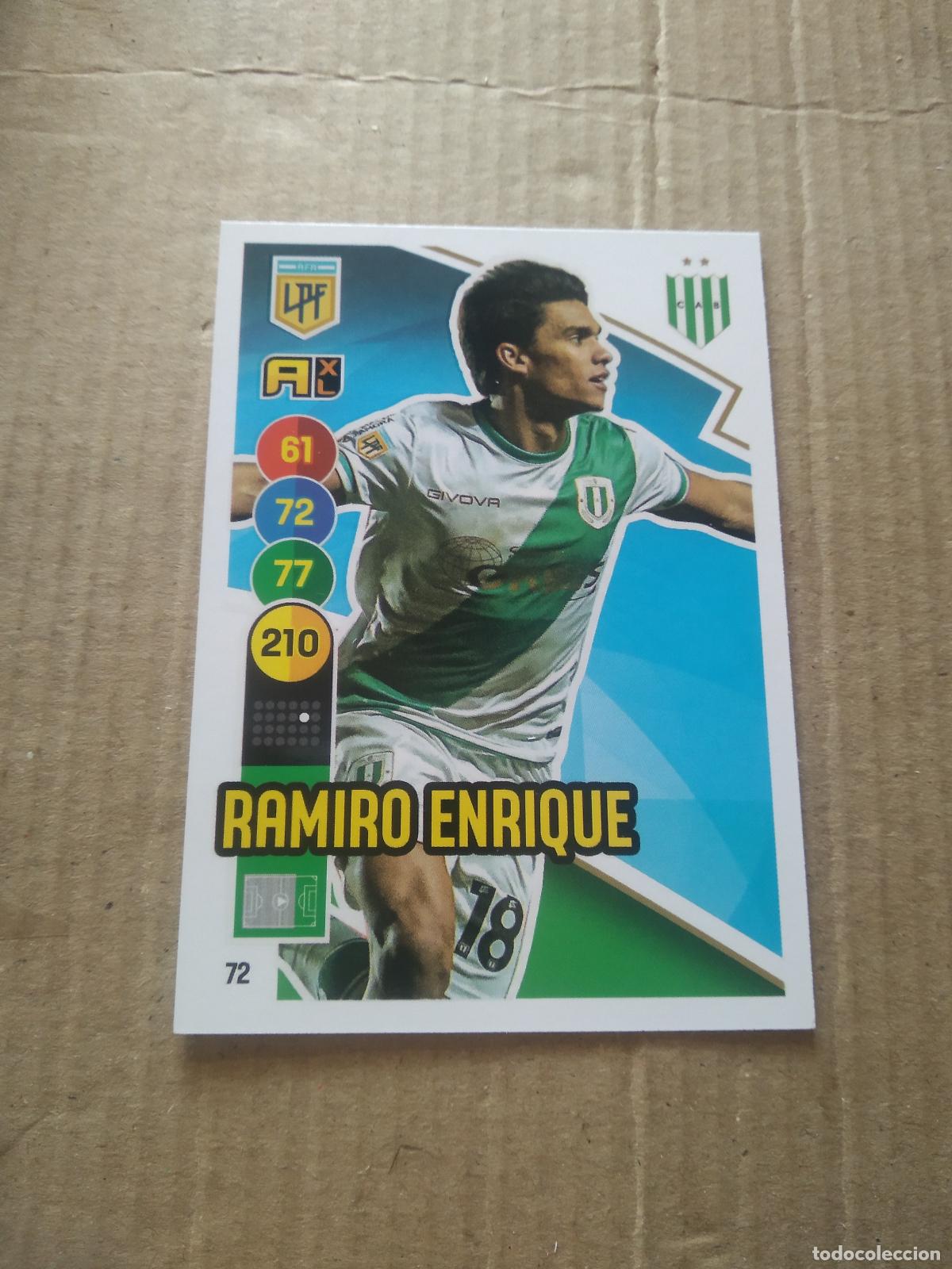 Cartes &agrave; collectionner de Football: 72 RAMIRO ENRIQUE BANFIELD CROMO FUTBOL ARGENTINO PANINI LIGA ARGENTINA 2021 ADRENALYN