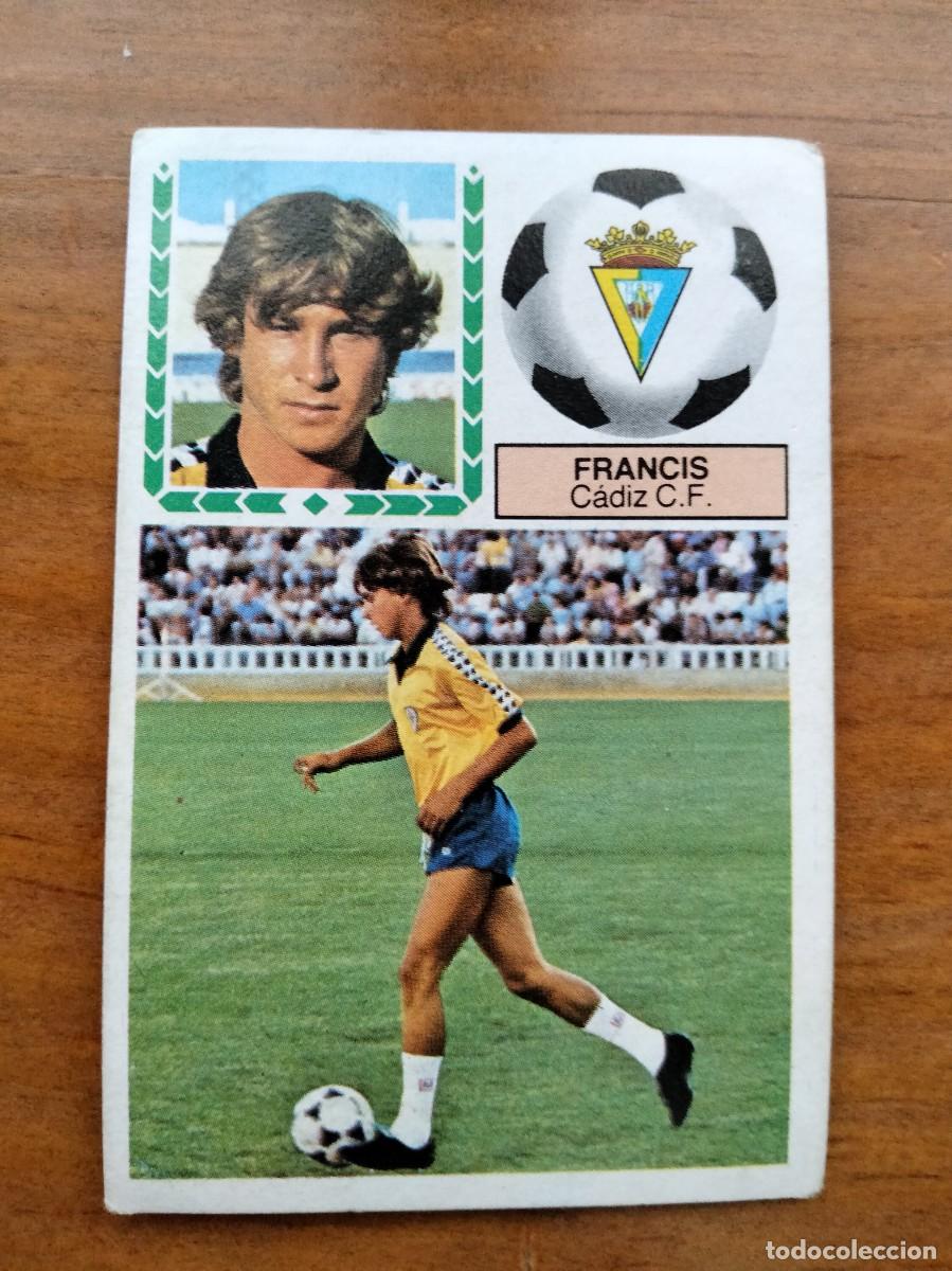Cartes &agrave; collectionner de Football: Francis fichaje 29 Cadiz cromo &aacute;lbum liga Este 83 84
