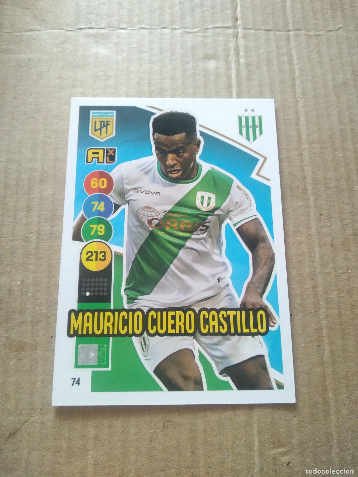 Cartes &agrave; collectionner de Football: 74 MAURICIO CUERO CASTILLO BANFIELD CROMO FUTBOL ARGENTINO PANINI LIGA ARGENTINA 2021 ADRENALYN