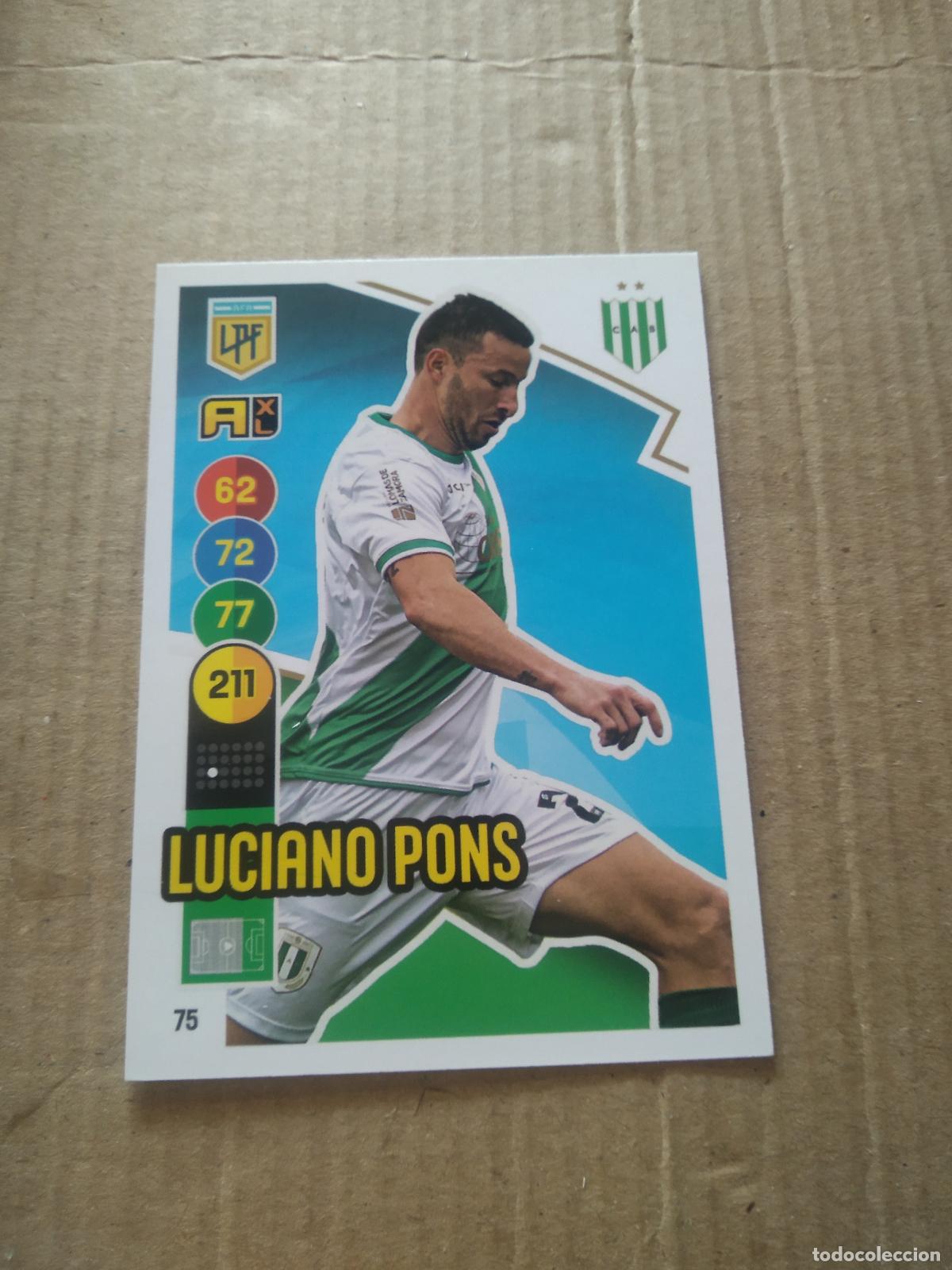 Cartes &agrave; collectionner de Football: 75 LUCIANO PONS BANFIELD CROMO FUTBOL ARGENTINO PANINI LIGA ARGENTINA 2021 ADRENALYN