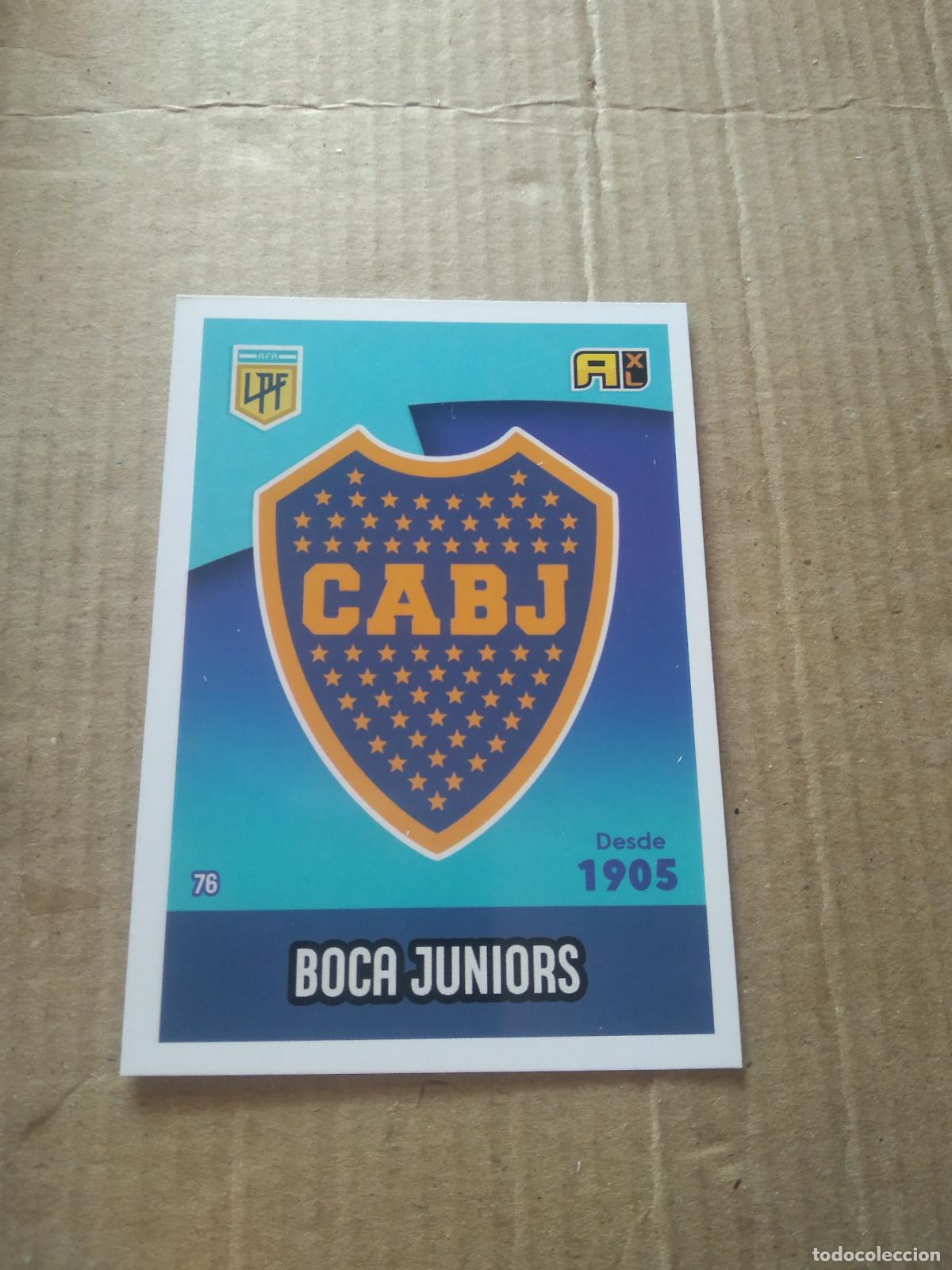Cromos de Futebol: 76 ESCUDO BOCA JUNIORS CROMO FUTBOL ARGENTINO PANINI LIGA ARGENTINA 2021 ADRENALYN
