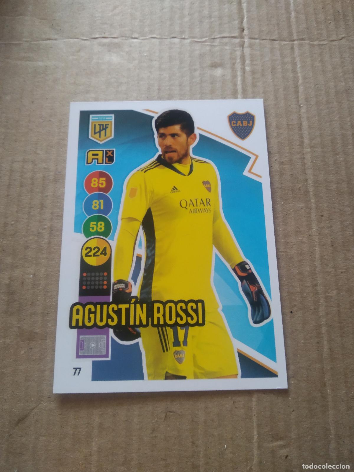 Cromos de Futebol: 77 AGUSTIN ROSSI BOCA JUNIORS CROMO FUTBOL ARGENTINO PANINI LIGA ARGENTINA 2021 ADRENALYN