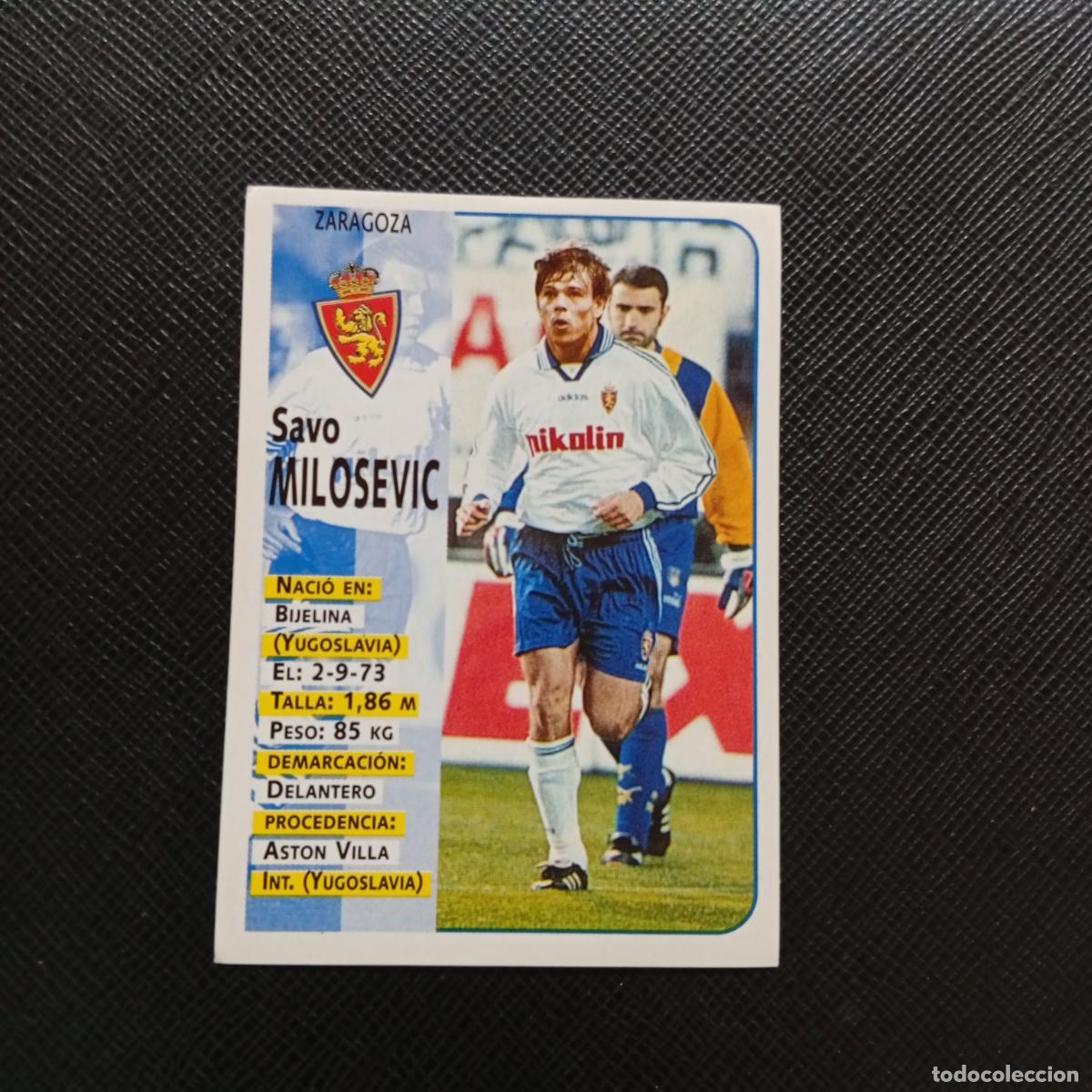 Cromos de Futebol: 254 MILOSEVIC ZARAGOZA PANINI 1998 1999 CROMO FUTBOL 98 99 - SIN PEGAR - A67 PG487