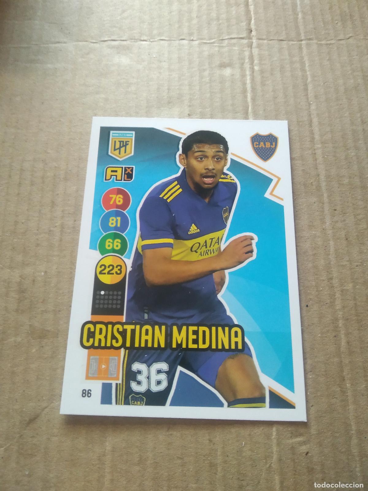 Cromos de Futebol: 86 CRISTIAN MEDINA BOCA JUNIORS CROMO FUTBOL ARGENTINO PANINI LIGA ARGENTINA 2021 ADRENALYN