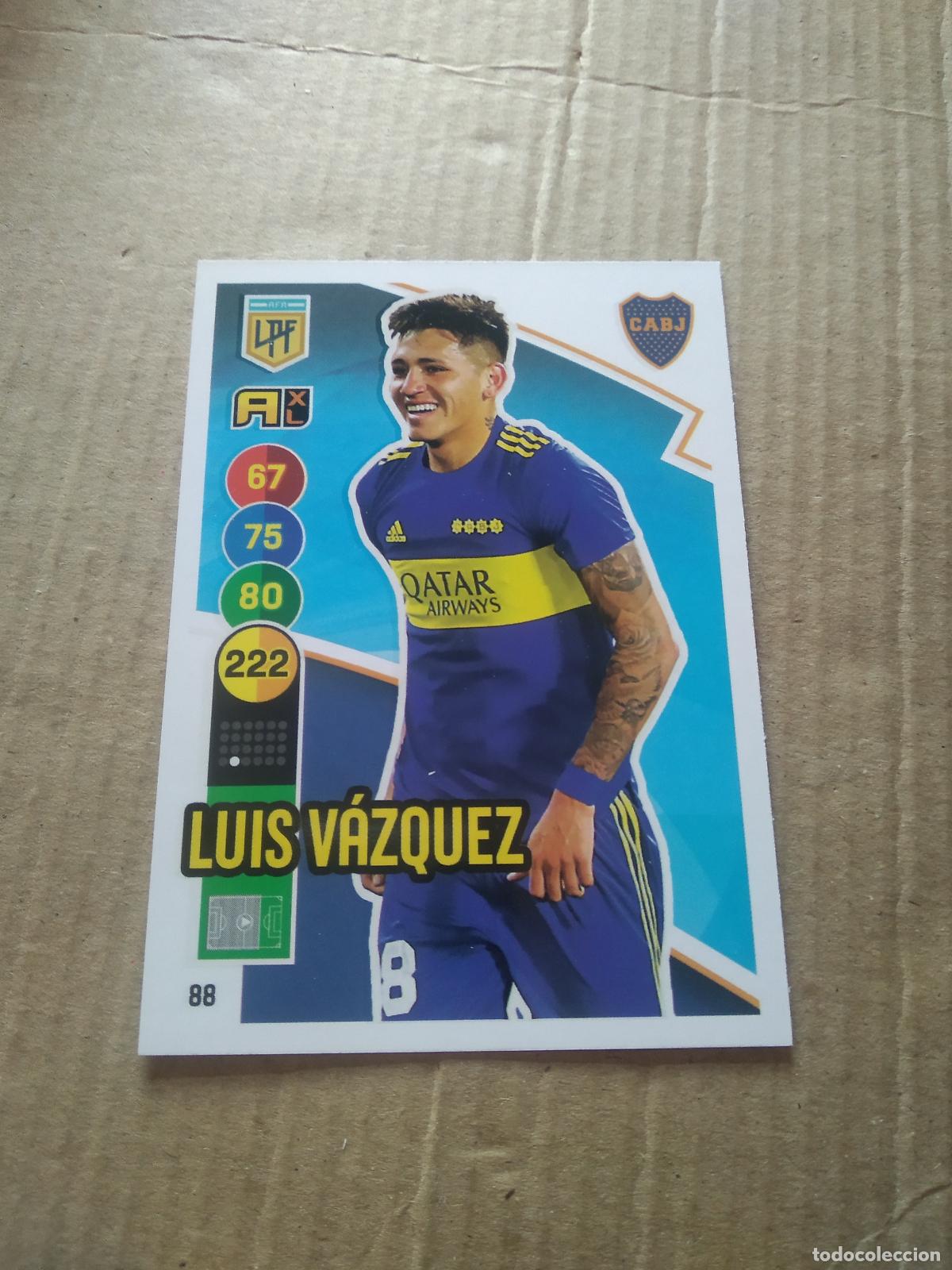 Fu&szlig;ball-Sticker: 88 LUIS VAZQUEZ BOCA JUNIORS CROMO FUTBOL ARGENTINO PANINI LIGA ARGENTINA 2021 ADRENALYN