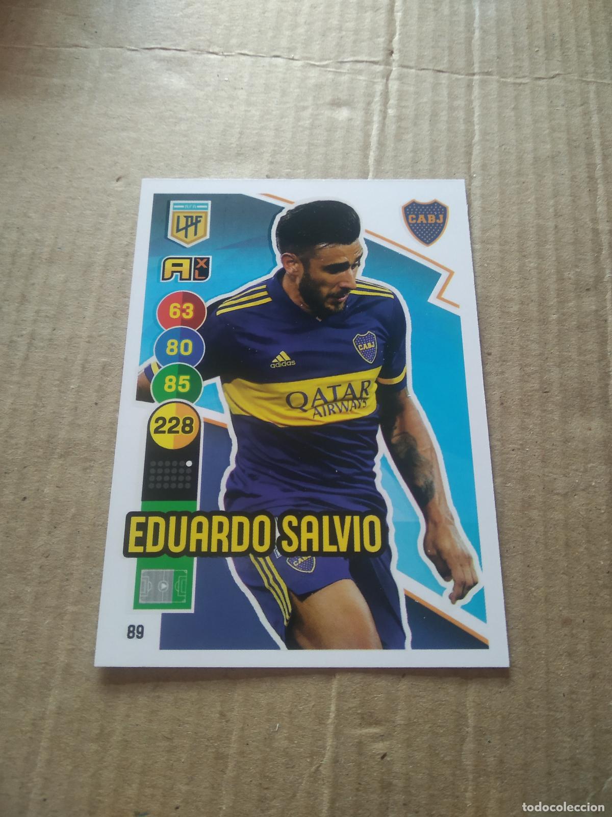 Cromos de Futebol: 89 EDUARDO SALVIO BOCA JUNIORS CROMO FUTBOL ARGENTINO PANINI LIGA ARGENTINA 2021 ADRENALYN