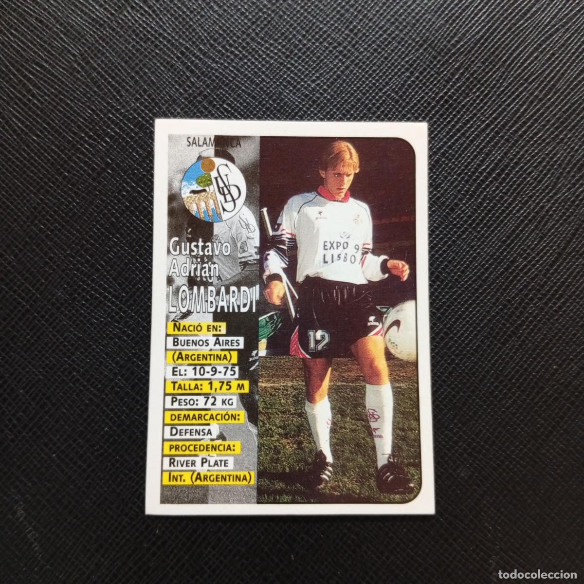 Cromos de Futebol: 258 LOMBARDI SALAMANCA PANINI 1998 1999 CROMO FUTBOL 98 99 - SIN PEGAR - A67 PG496