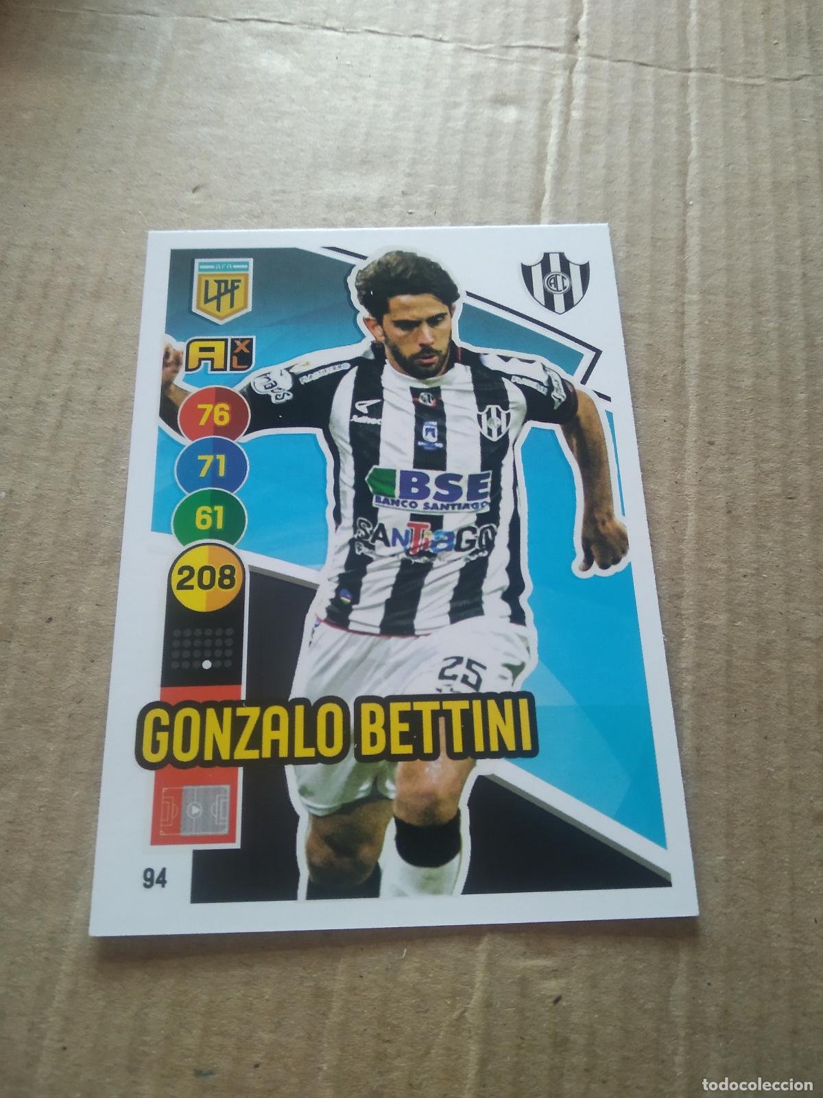 Cromos de Futebol: 94 GONZALO BETTINI CENTRAL CORDOBA CROMO FUTBOL ARGENTINO PANINI LIGA ARGENTINA 2021 ADRENALYN