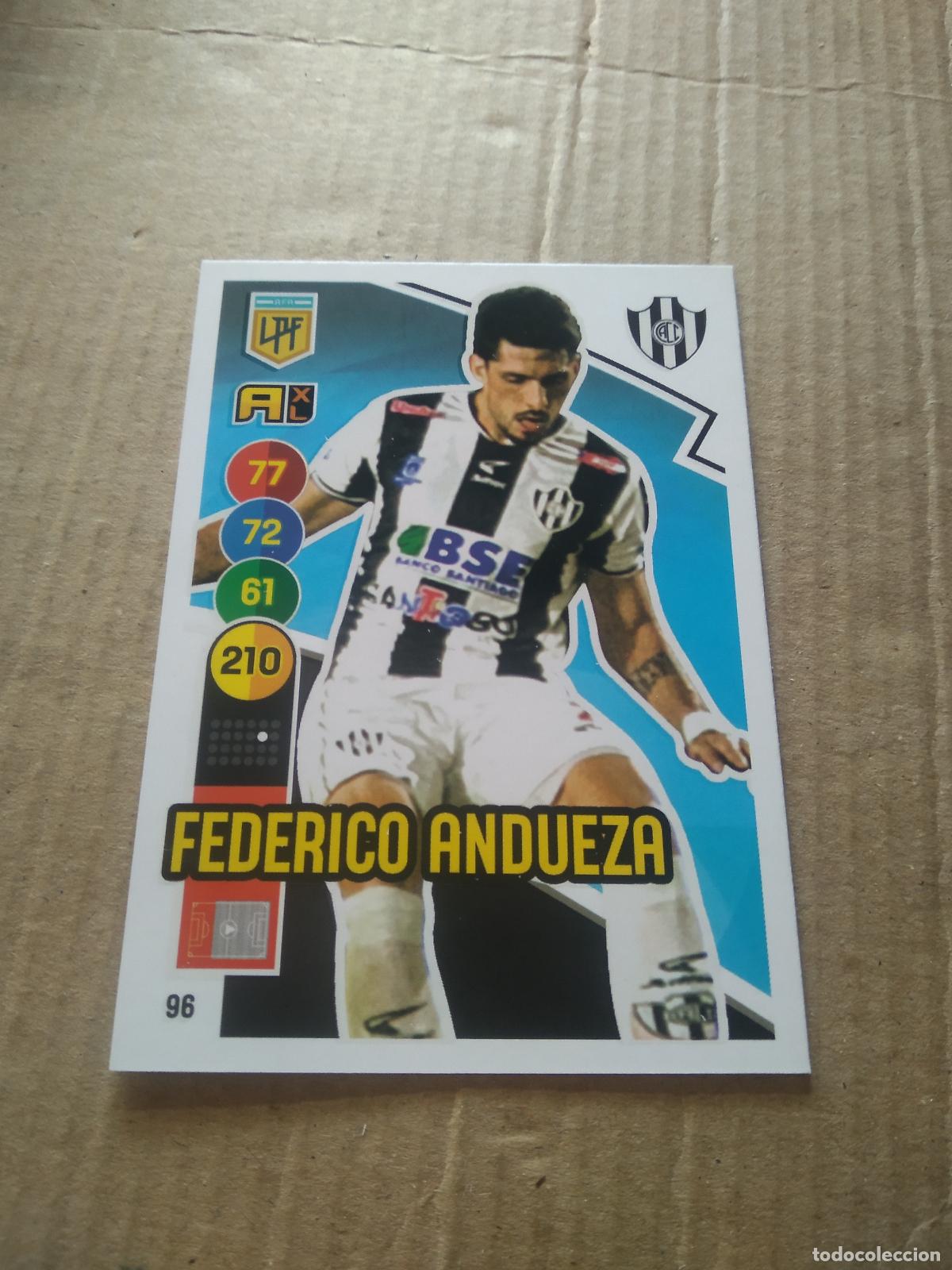 Figurine di Calcio: 96 FEDERICO ANDUEZA CENTRAL CORDOBA CROMO FUTBOL ARGENTINO PANINI LIGA ARGENTINA 2021 ADRENALYN