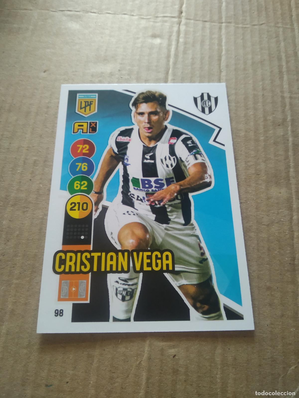 Cromos de Futebol: 98 CRISTIAN VEGA CENTRAL CORDOBA CROMO FUTBOL ARGENTINO PANINI LIGA ARGENTINA 2021 ADRENALYN