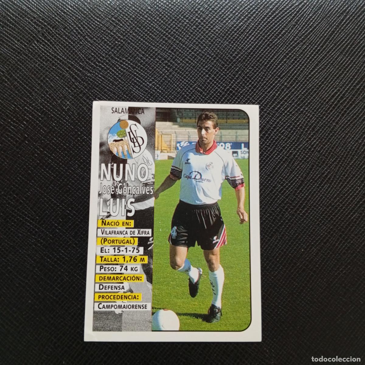 Cromos de Futebol: 262 NUNO LUIS SALAMANCA PANINI 1998 1999 CROMO FUTBOL 98 99 - SIN PEGAR - A67 PG496