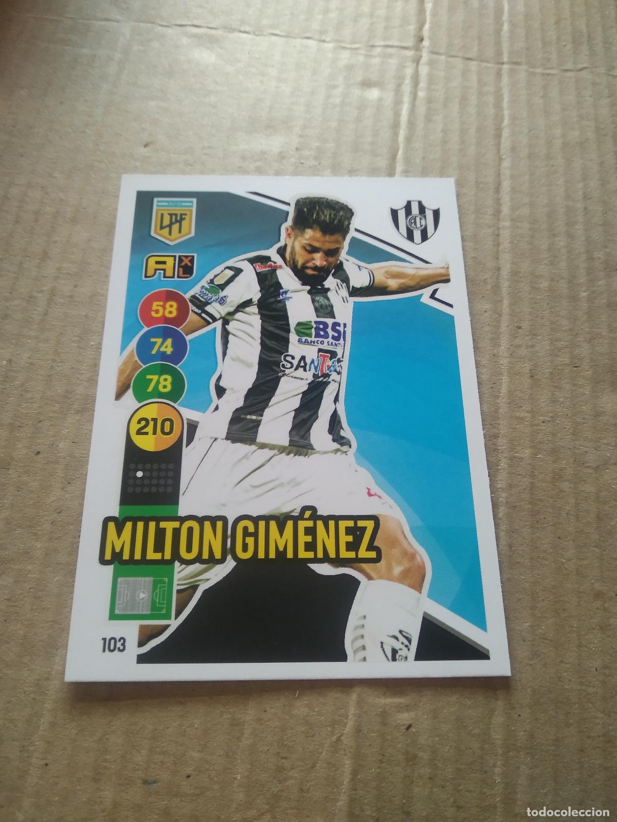 Cromos de Futebol: 103 MILTON GIMENEZ CENTRAL CORDOBA CROMO FUTBOL ARGENTINO PANINI LIGA ARGENTINA 2021 ADRENALYN