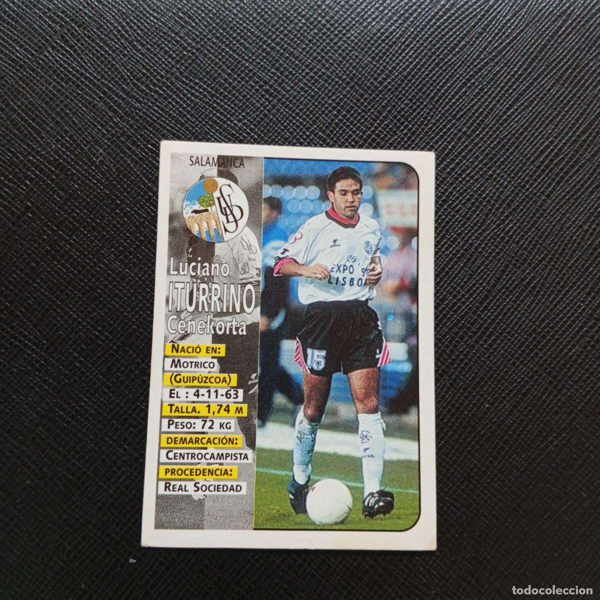 Cromos de Futebol: 264 ITURRINO SALAMANCA PANINI 1998 1999 CROMO FUTBOL 98 99 - SIN PEGAR - A67 PG505