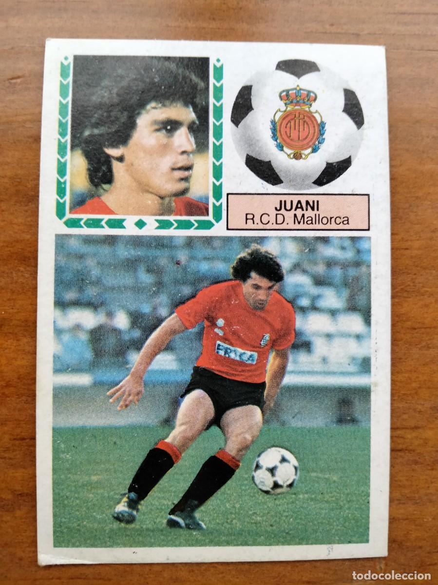 Cromos de Futebol: Juani fichaje 25 Mallorca versi&oacute;n pintado cromo &aacute;lbum liga Este 83 84
