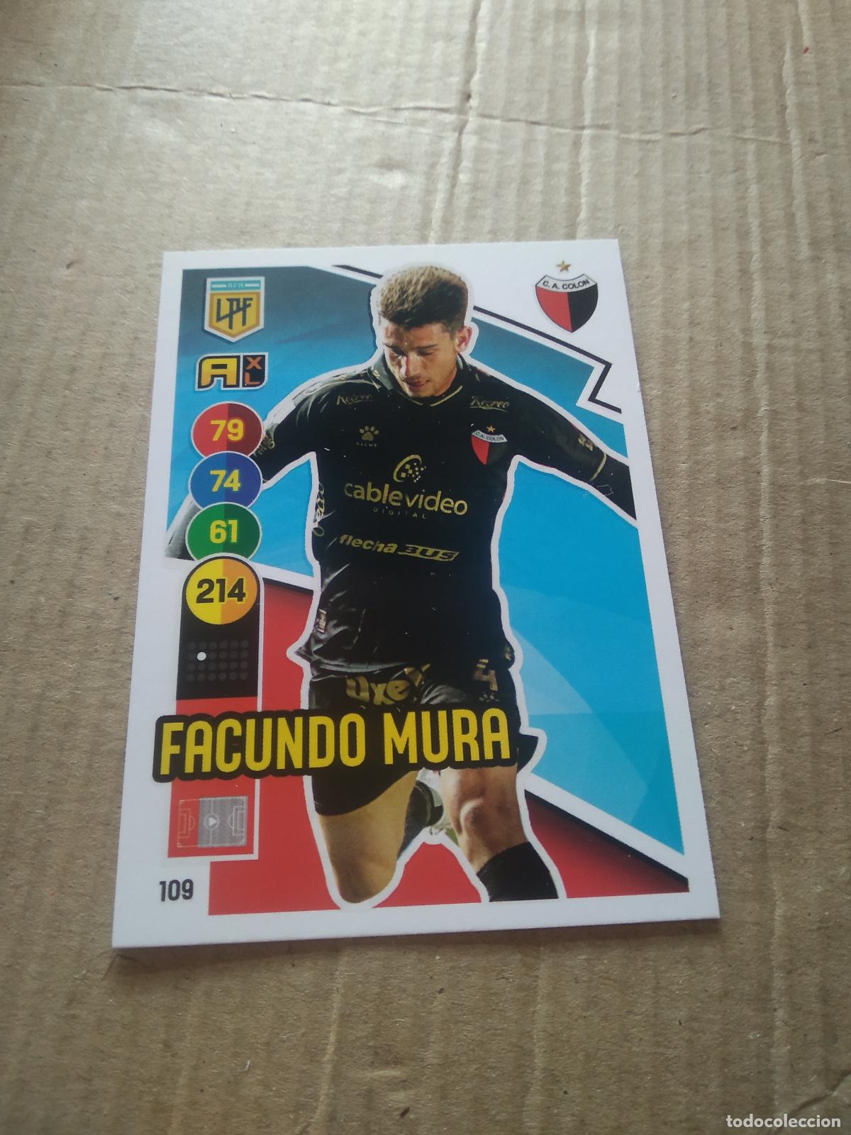 Figurine di Calcio: 109 FACUNDO MURA COLON CROMO FUTBOL ARGENTINO PANINI LIGA ARGENTINA 2021 ADRENALYN