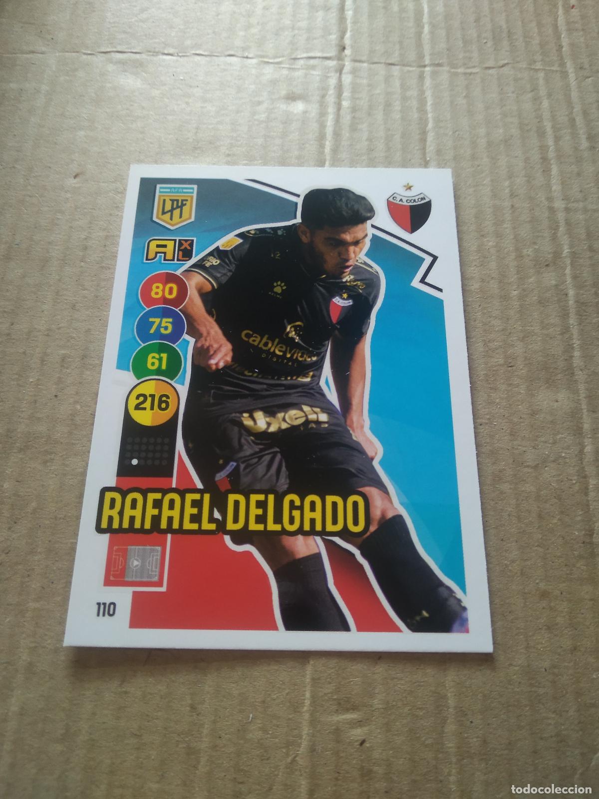 Figurine di Calcio: 110 RAFAEL DELGADO COLON CROMO FUTBOL ARGENTINO PANINI LIGA ARGENTINA 2021 ADRENALYN