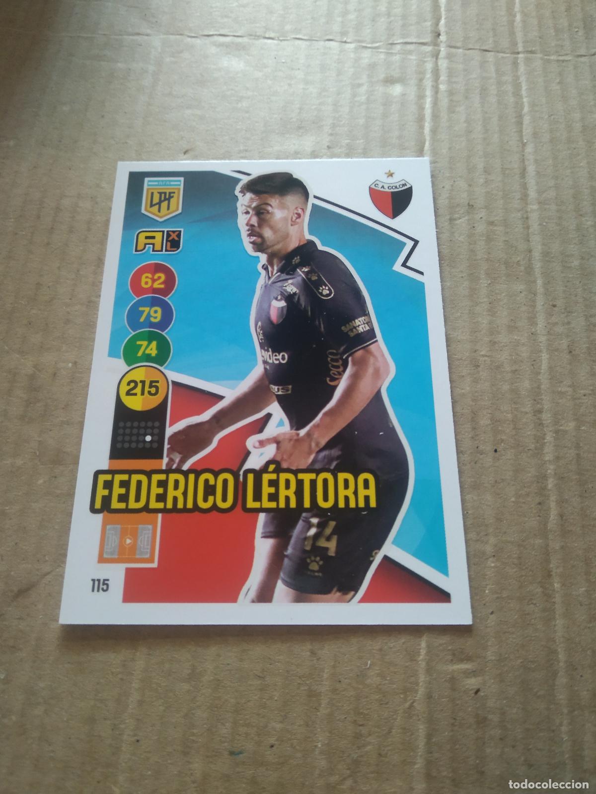 Figurine di Calcio: 115 FEDERICO LERTORA COLON CROMO FUTBOL ARGENTINO PANINI LIGA ARGENTINA 2021 ADRENALYN