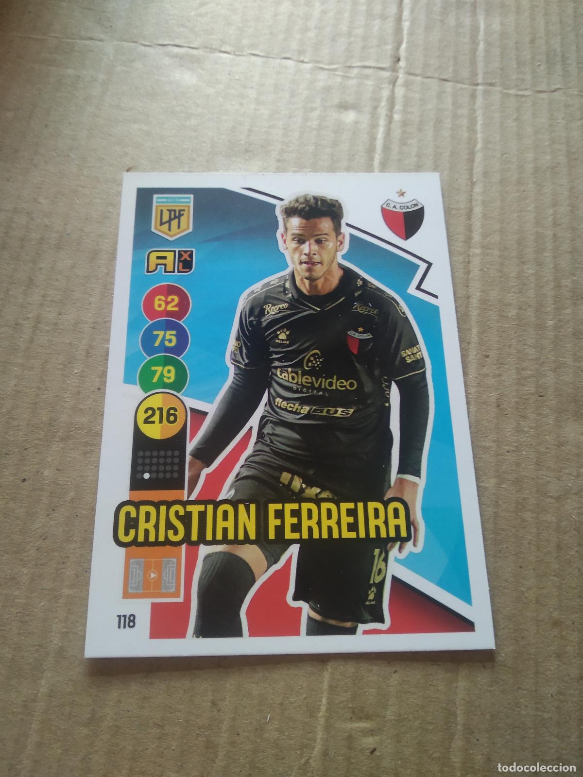 Figurine di Calcio: 118 CRISTIAN FERREIRA COLON CROMO FUTBOL ARGENTINO PANINI LIGA ARGENTINA 2021 ADRENALYN
