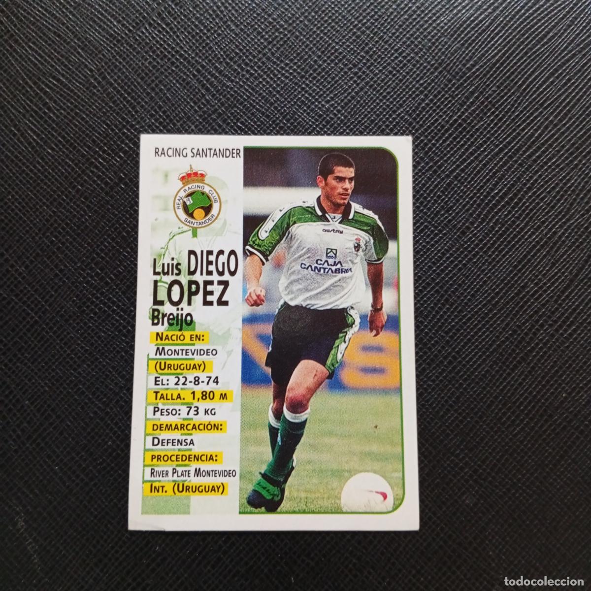 Figurine di Calcio: 280 DIEGO LOPEZ RACING SANTANDER PANINI 1998 1999 CROMO FUTBOL 98 99 - SIN PEGAR - A67 PG514