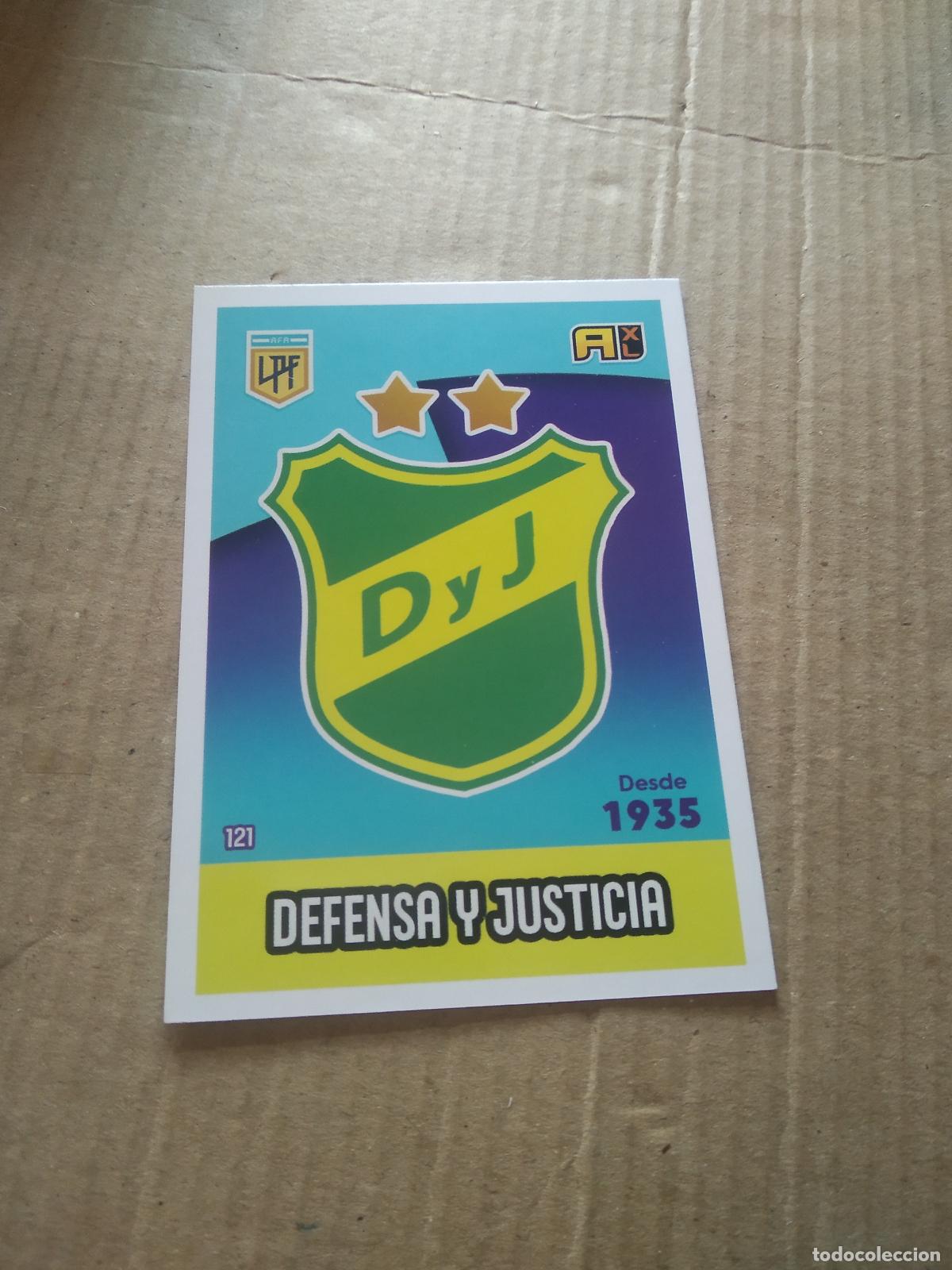 Football Stickers: 121 ESCUDO DEFENSA Y JUSTICIA CROMO FUTBOL ARGENTINO PANINI LIGA ARGENTINA 2021 ADRENALYN