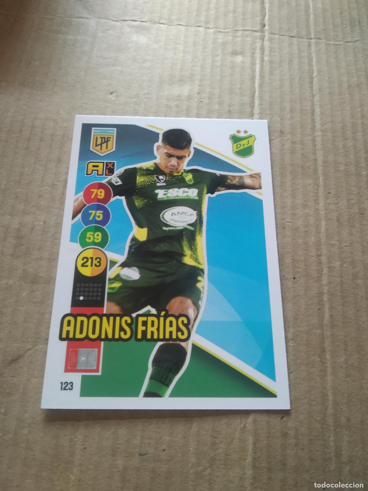 Football Stickers: 123 ADONIS FRIAS DEFENSA Y JUSTICIA CROMO FUTBOL ARGENTINO PANINI LIGA ARGENTINA 2021 ADRENALYN