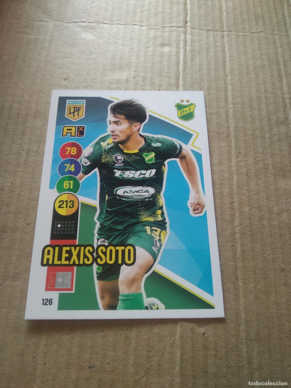 Football Stickers: 126 ALEXIS SOTO DEFENSA Y JUSTICIA CROMO FUTBOL ARGENTINO PANINI LIGA ARGENTINA 2021 ADRENALYN