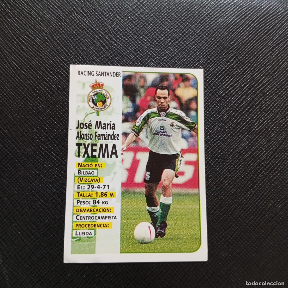 Football Stickers: 283 TXEMA RACING SANTANDER PANINI 1998 1999 CROMO FUTBOL 98 99 -SIN PEGAR - A67 PG514