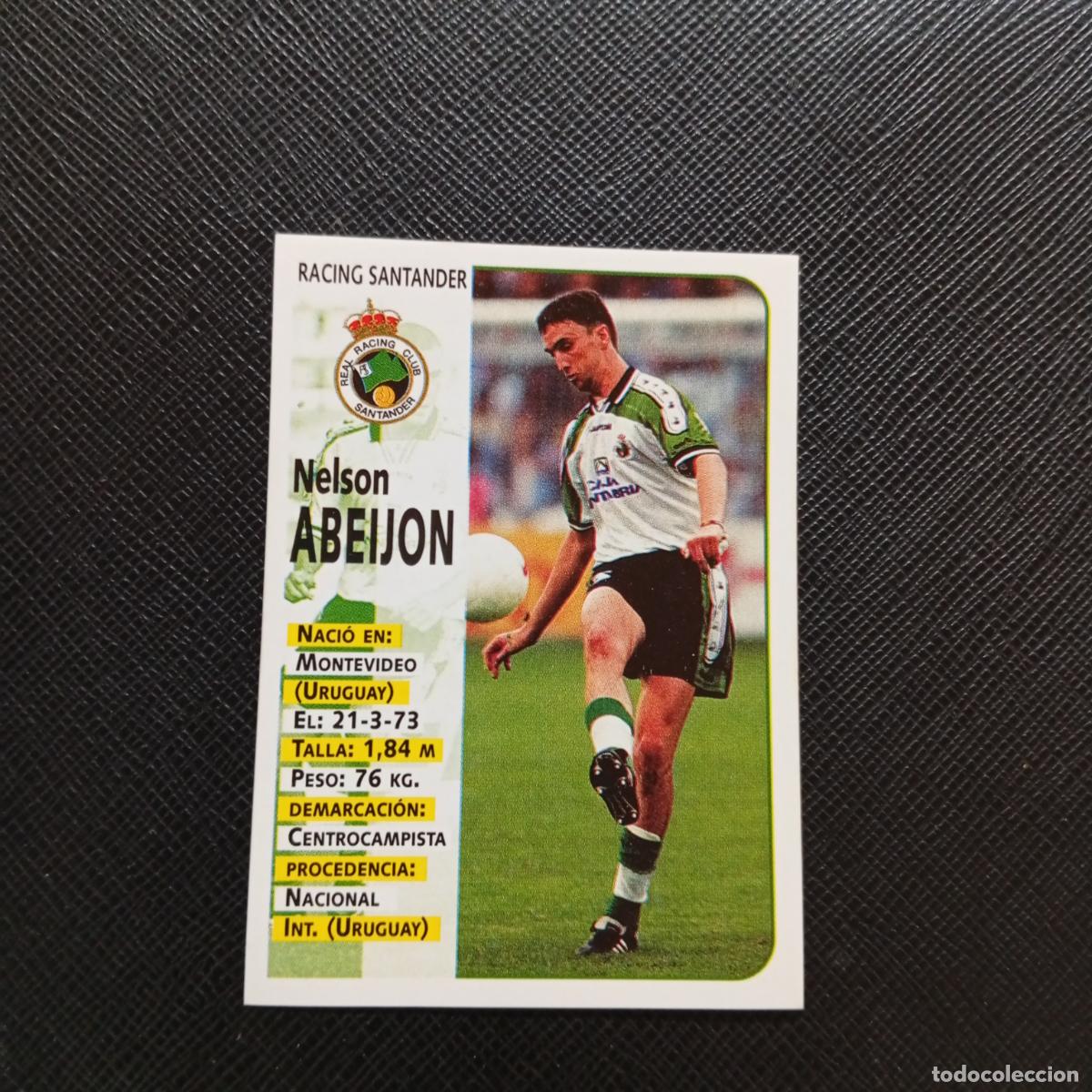 Football Stickers: 284 ABEIJON RACING SANTANDER PANINI 1998 1999 CROMO FUTBOL 98 99 -SIN PEGAR - A67 PG514