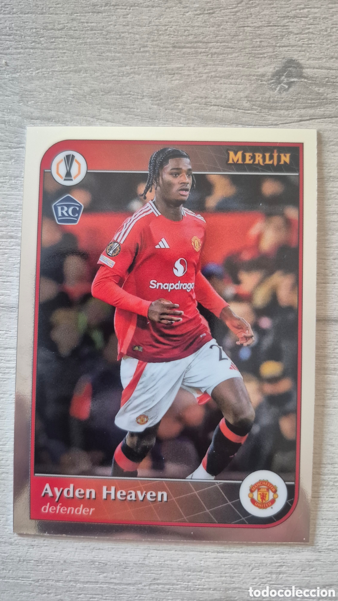 Football Stickers: Ayden Heaven Topps Merlin 2024/25
