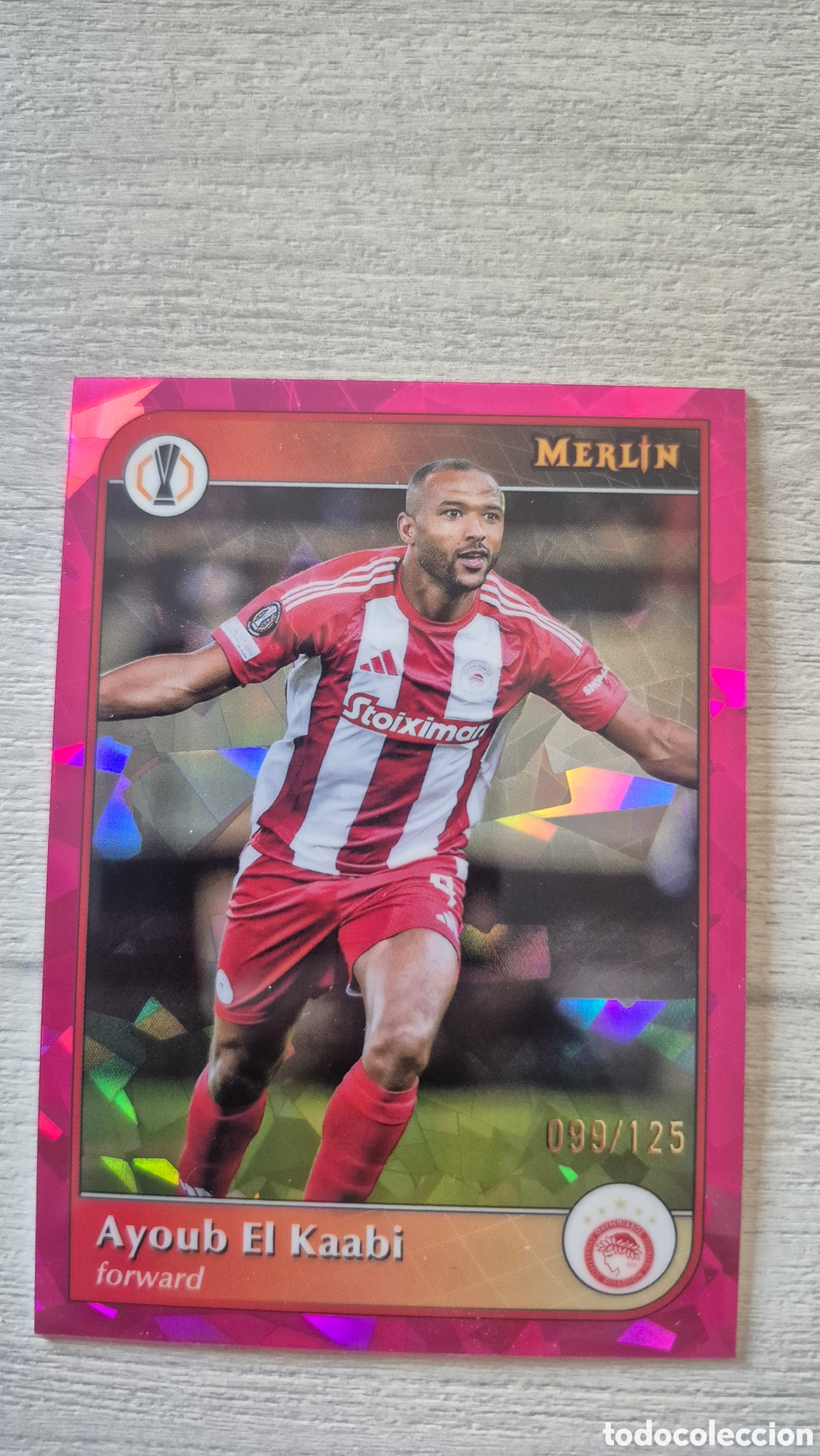 Cartes &agrave; collectionner de Football: Ayoub El Kaabi 099/125 Topps Merlin 2024/25