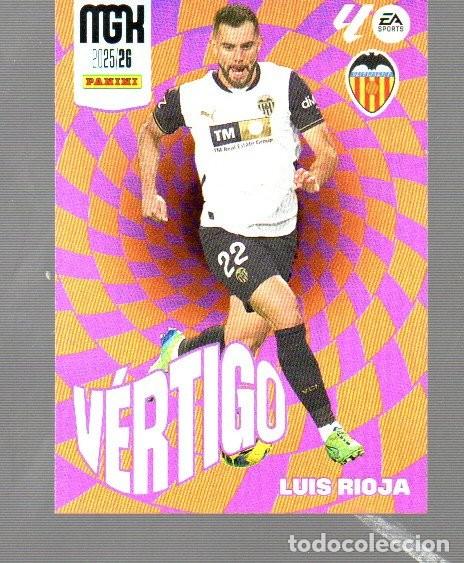 Cromos de F&uacute;tbol: CROMO DE MGH PANINI LA LIGA 2025/26 DEL C VALENCIA N&ordm; 385 LUIS RIOJA
