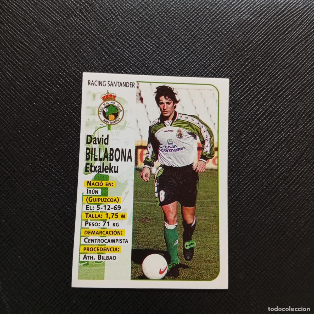 Cromos de F&uacute;tbol: 285 BILLABONA RACING SANTANDER PANINI 1998 1999 CROMO FUTBOL 98 99 -SIN PEGAR - A67 PG514