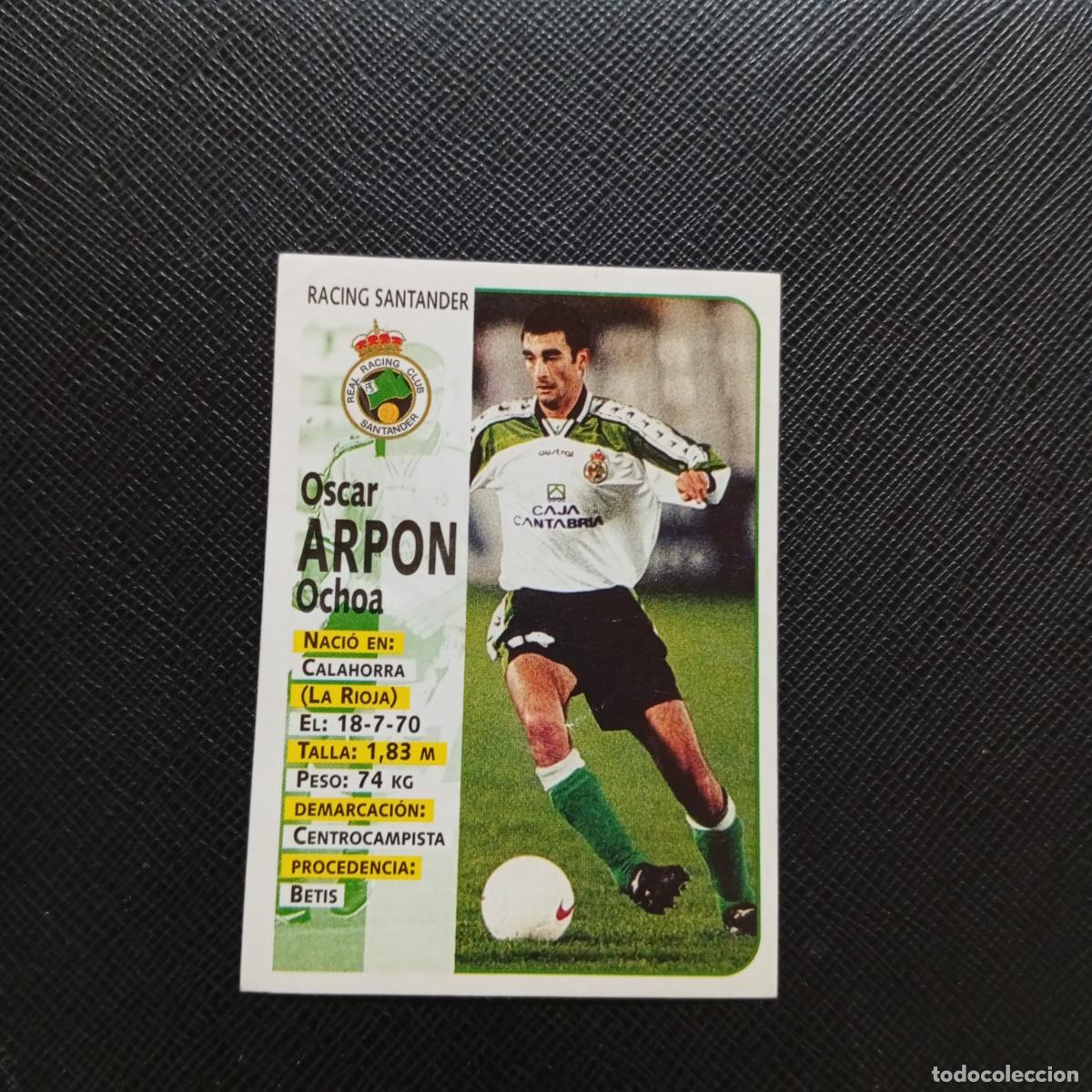 Cromos de F&uacute;tbol: 286 ARPON RACING SANTANDER PANINI 1998 1999 CROMO FUTBOL 98 99 -SIN PEGAR - A67 PG514