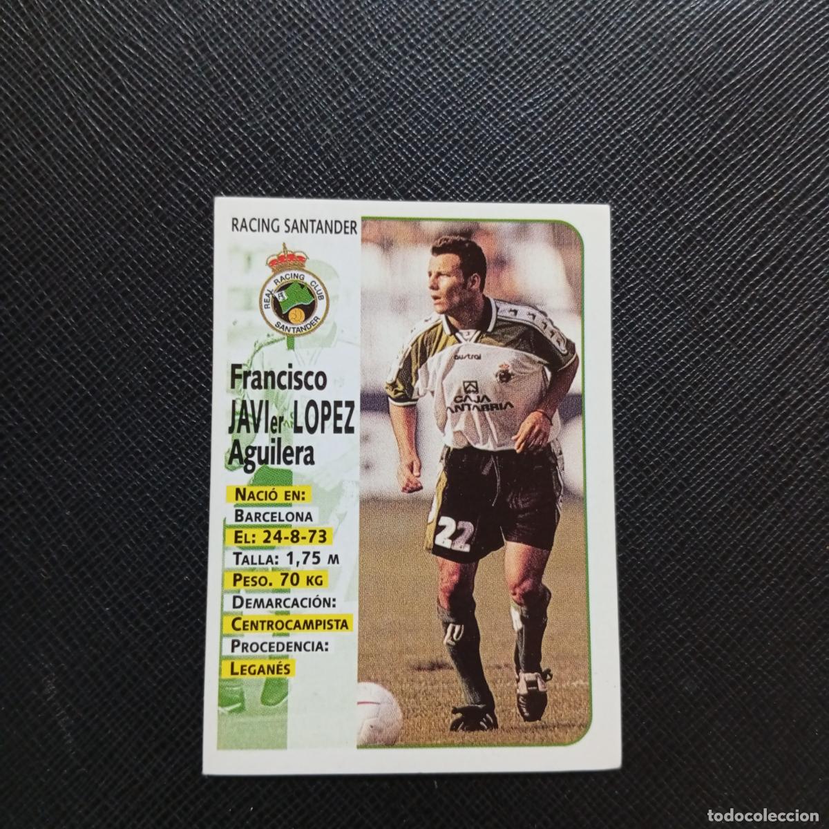 Cromos de F&uacute;tbol: 288 JAVI LOPEZ RACING SANTANDER PANINI 1998 1999 CROMO FUTBOL 98 99 - SIN PEGAR - A67 PG514