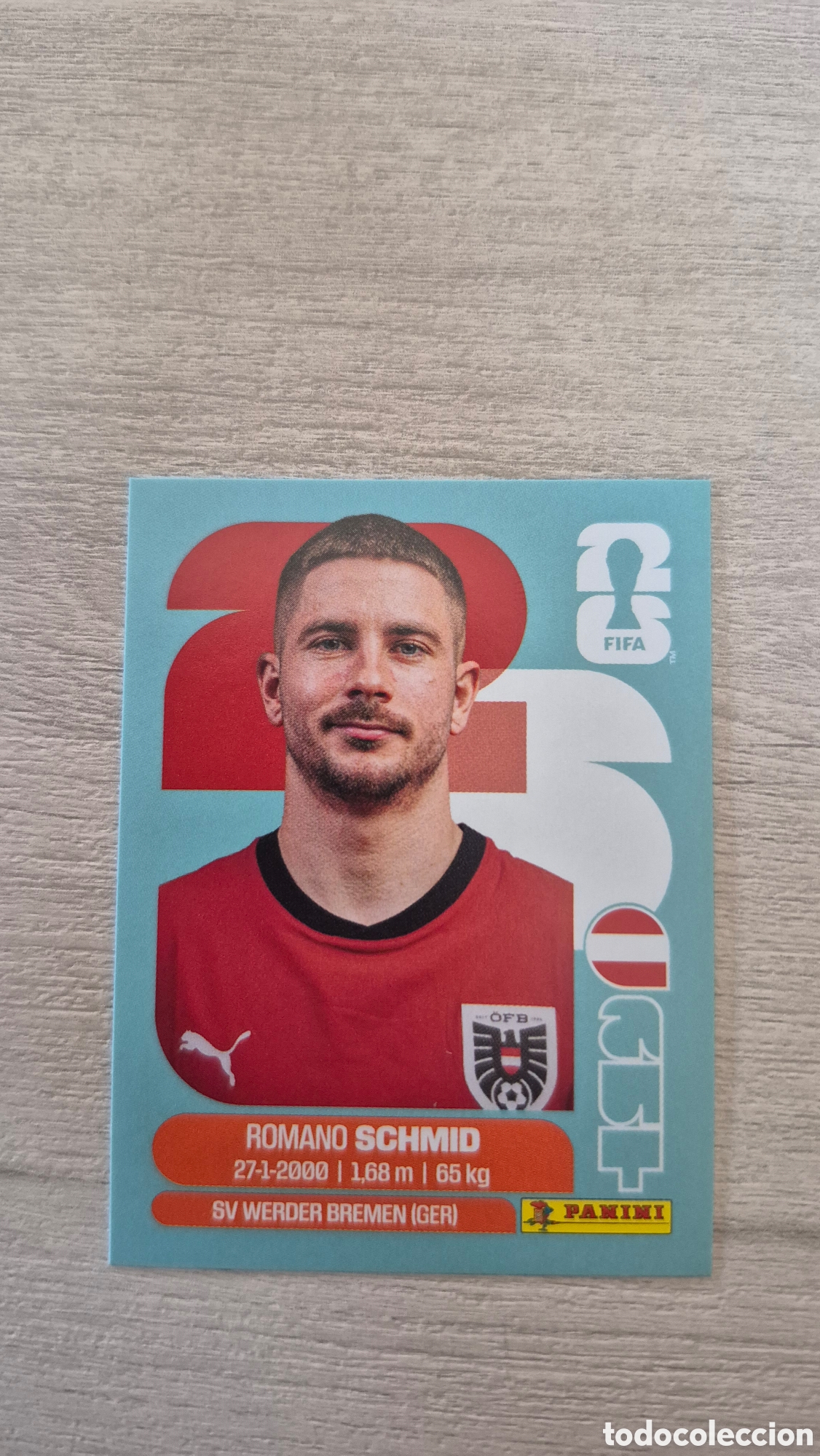 Cromos de F&uacute;tbol: AUT16 Schmid FIFA World Cup 2026