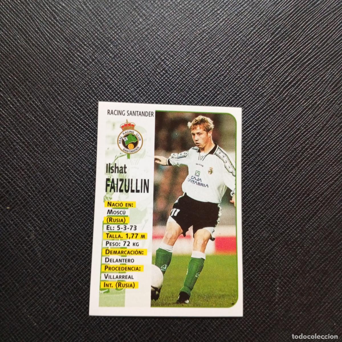 Cromos de F&uacute;tbol: 289 FAIZULLIN RACING SANTANDER PANINI 1998 1999 CROMO FUTBOL 98 99 - SIN PEGAR - A67 PG523